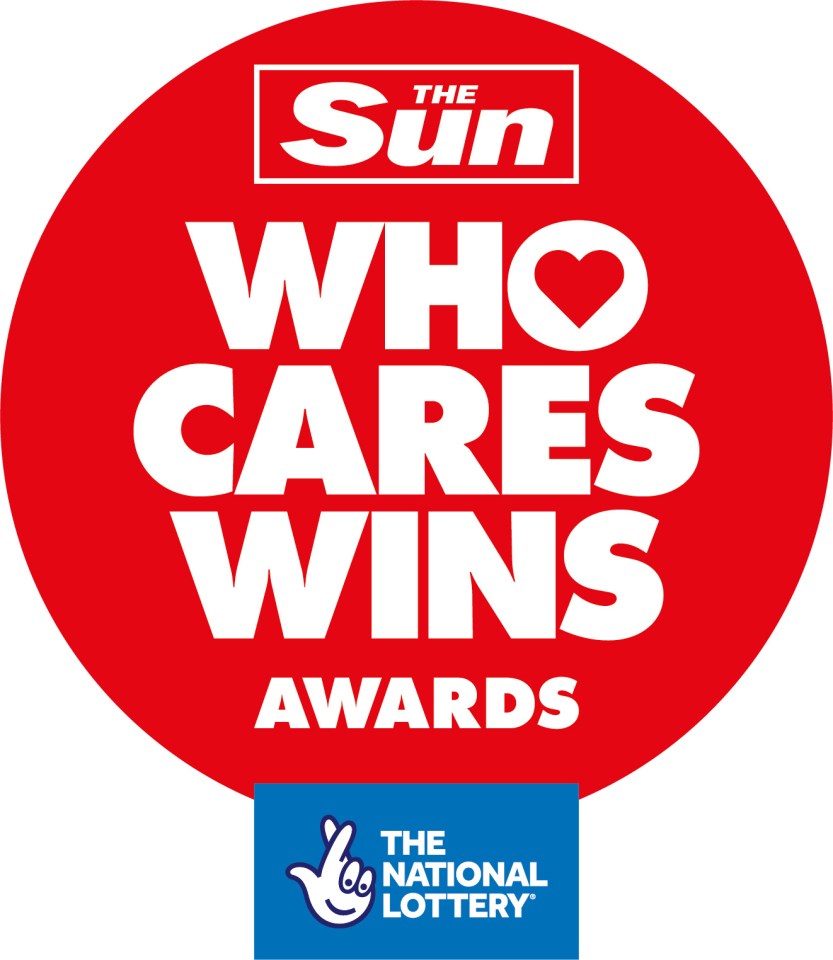 Jayden was one of several heroes applauded at The Sun's Who Cares Wins Awards, sponsored by The National Lottery