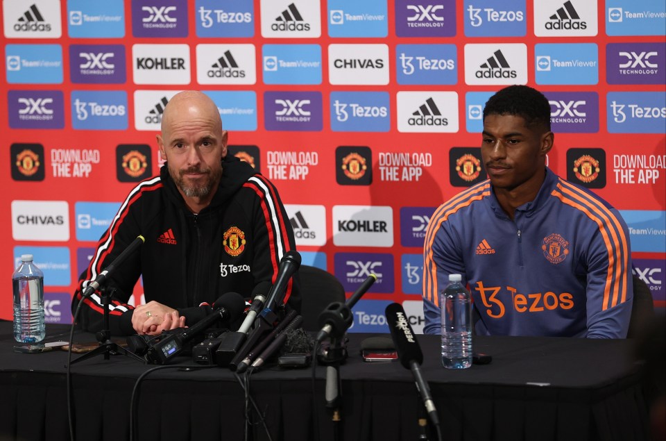 Marcus Rashford has hailed Erik ten Hag for helping him rediscover his killer instinct