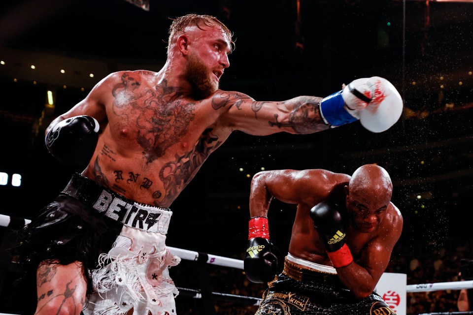 Jake Paul decked Anderson Silva on his way to a unanimous points victory
