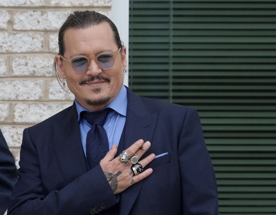 Depp during the case against ex-wife Amber