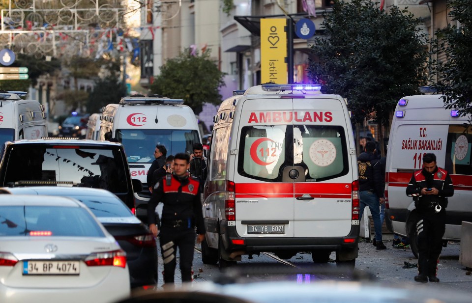 A huge emergency response was scrambled to the site of the blast
