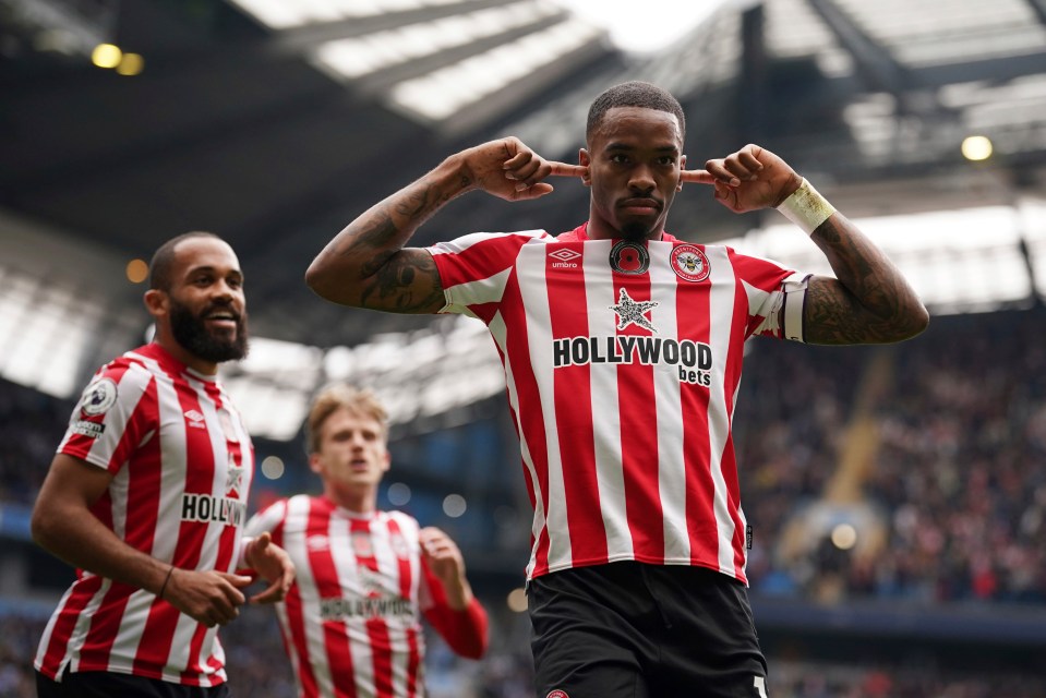 Toney opened the scoring