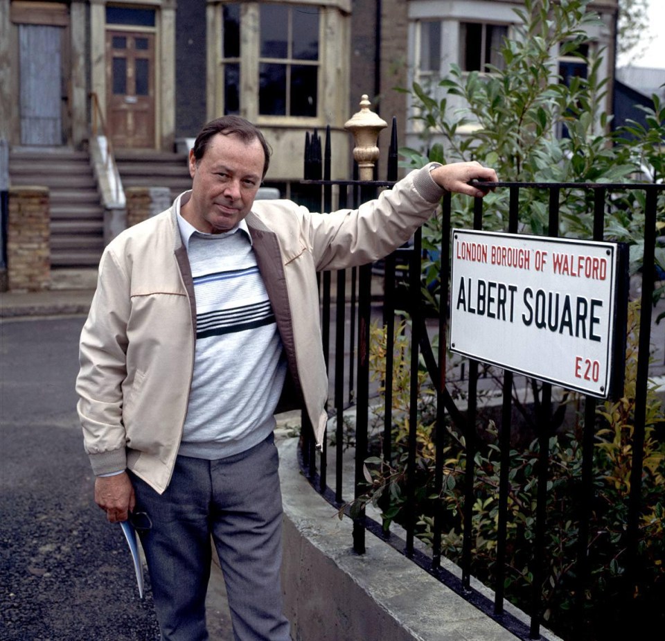 Bill Treacher played Arthur Fowler in EastEnders