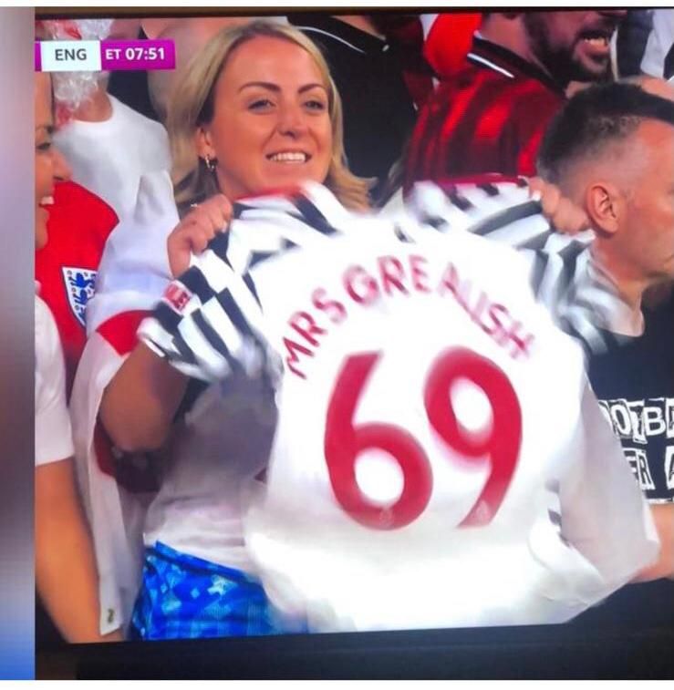 Darcie Philp is now better known as ‘Mrs Grealish 69’