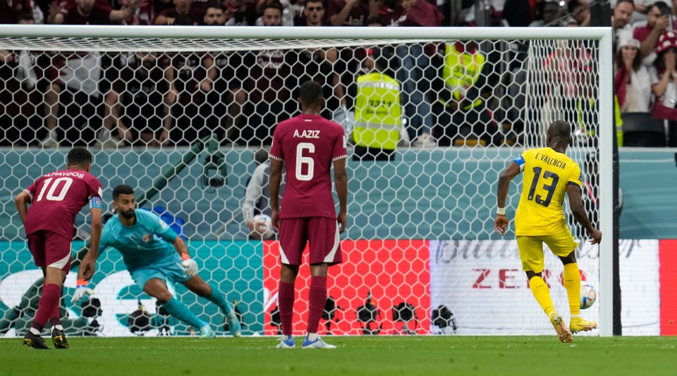 The striker made no mistake from 12 yards out