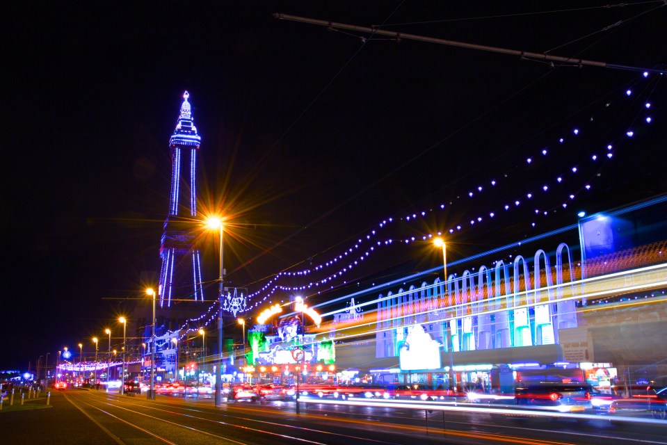 The iconic backdrop of Blackpool Pleaseure Beach