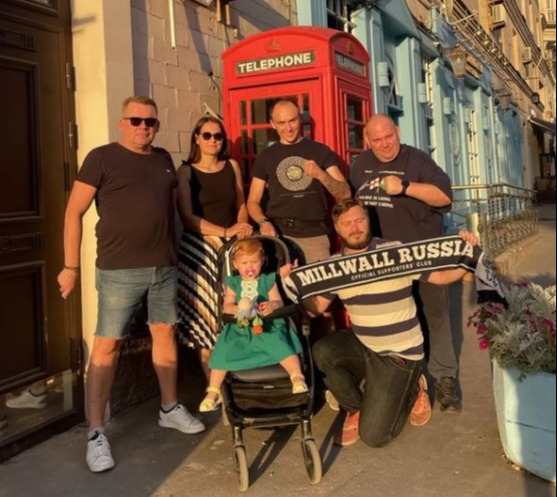 Churchill's Pub even has a classic red phone box outside