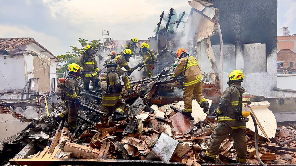 A plane with 8 onboard has crashed in the city of Medellin, Colombia