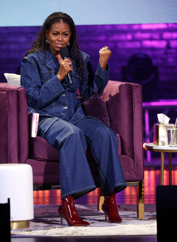 Former First Lady Michelle Obama revealed she forces herself to say nice things about her image every day