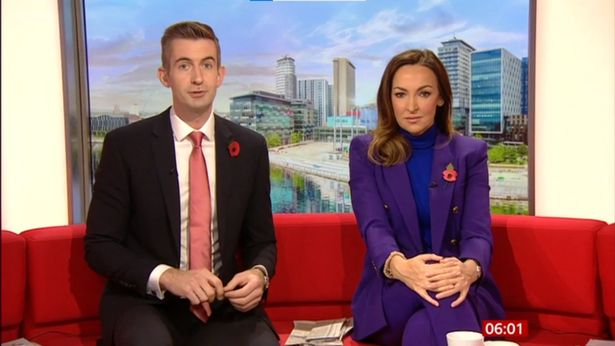 Ben appeared alongside Sally Nugent