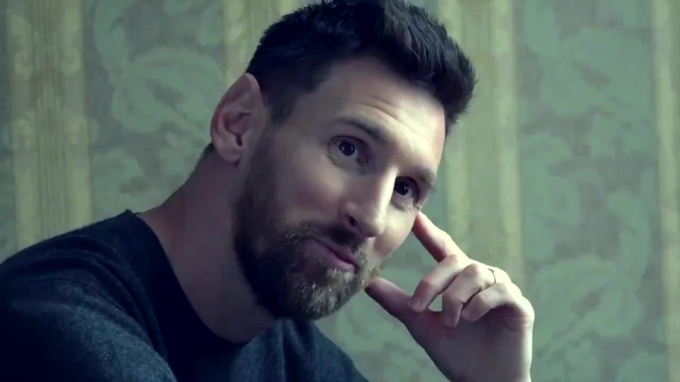 Lionel Messi featured prominently in the behind-the-scenes footage