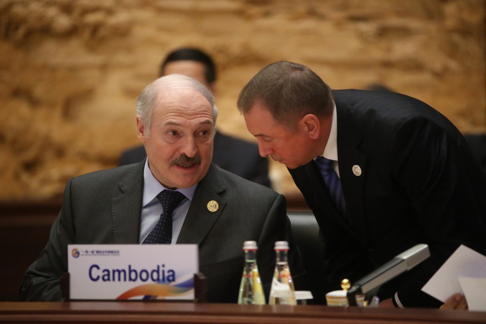 Belarusian President Alexander Lukashenko - pictured with Makei is seen as a puppet for Putin