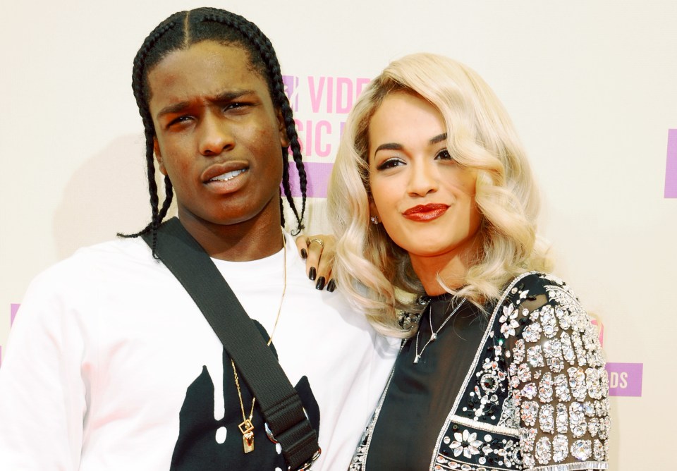 Rita had a fling with rapper Asap Rocky.