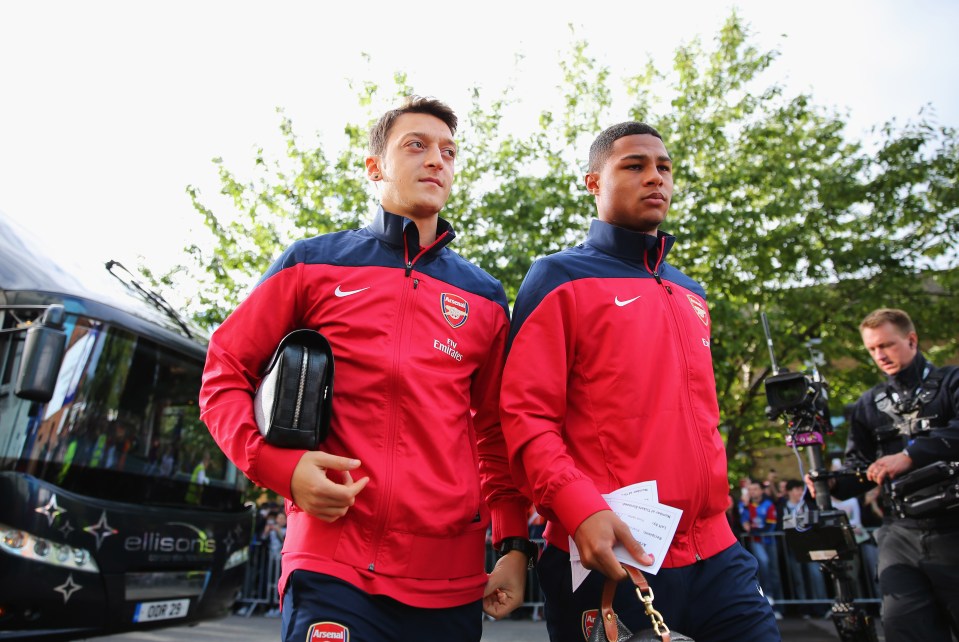 Gnabry played with Mesut Ozil in his younger days