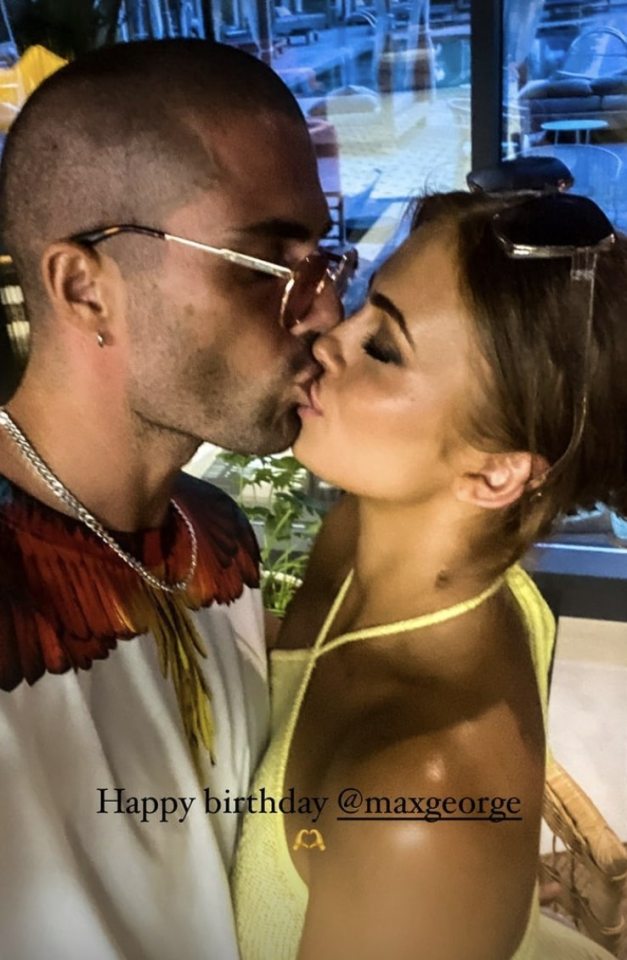 Maisie and Max share numerous loved up selfies