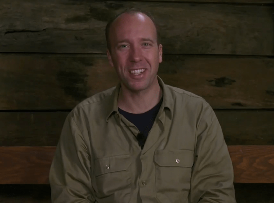 Matt Hancock admitted 'enjoying' the challenge