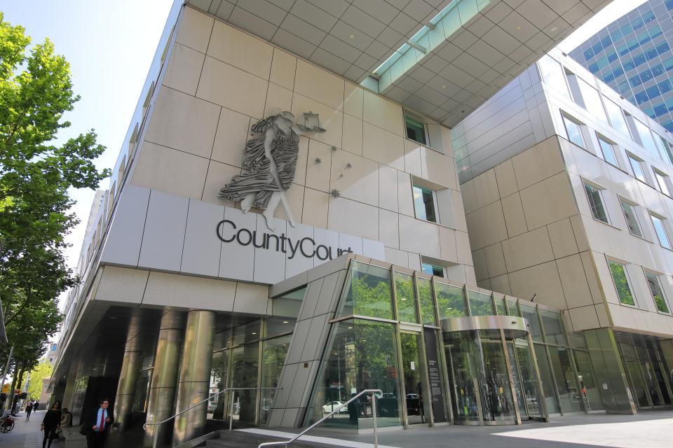 The man appeared at Victoria's County Court via a video link from his lawyer’s office