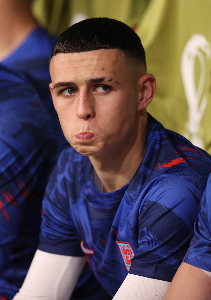 Foden was left on the bench against USA