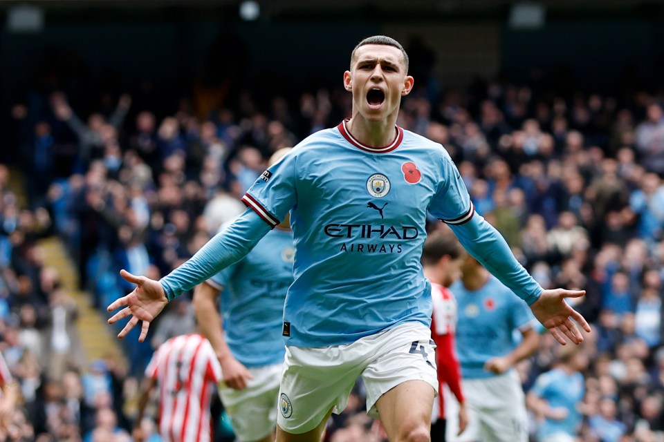 Foden levelled the score before half time