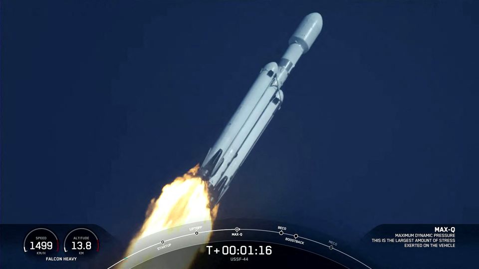 This is the fourth time Falcon Heavy has successfully launched into space