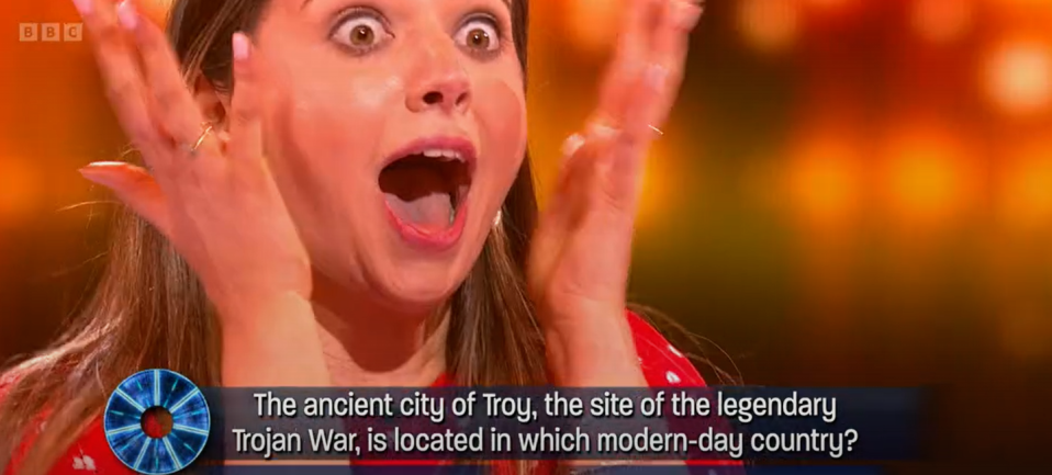 Helen won a staggering £82k despite only answering one question during the entire show