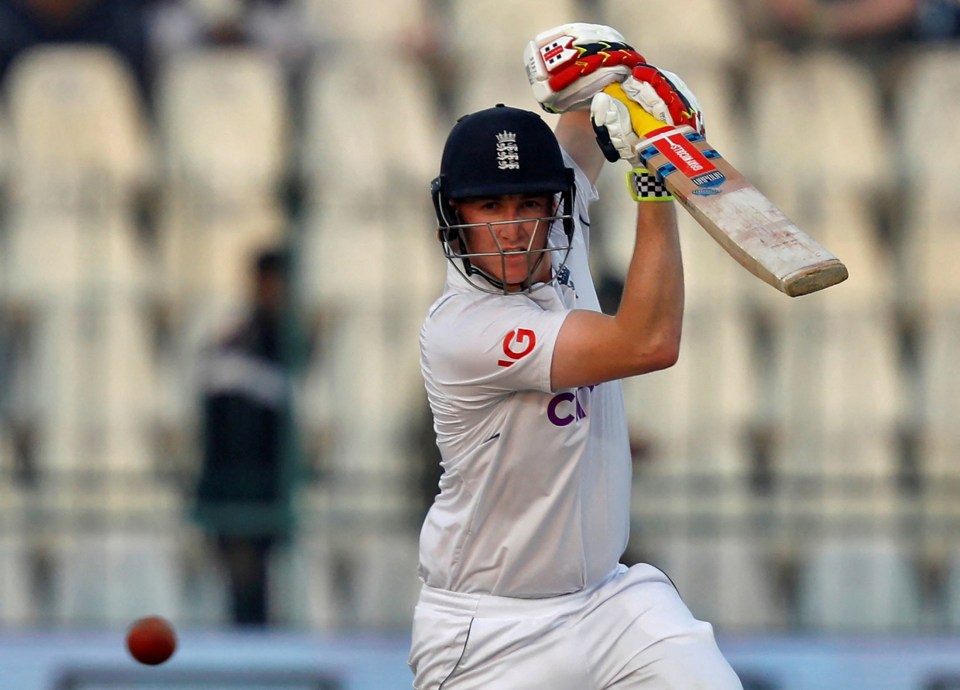 Brook helped England strengthen their position on day two of their Test series in Pakistan
