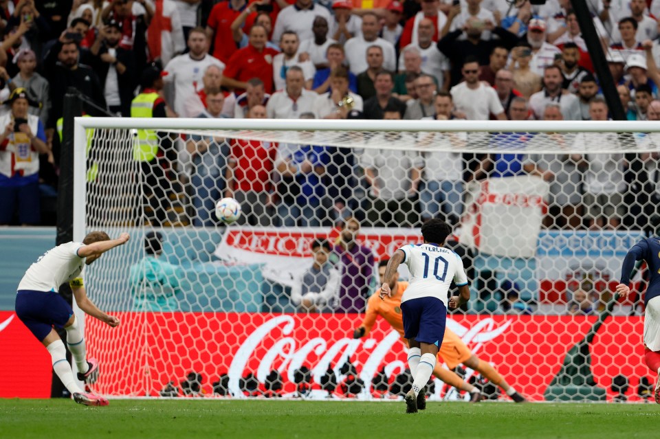 The captain blazed his second penalty over the crossbar