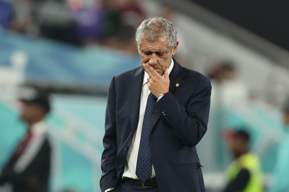 Fernando Santos is on the brink after Portugal's World Cup exit