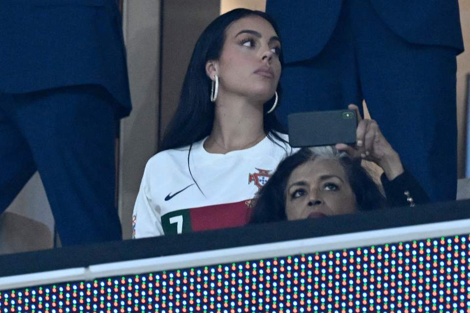 Georgina Rodriguez slammed Portugal boss Fernando Santos after the match