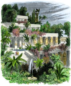 There is no firm evidence that the hanging gardens of Babylon ever existed
