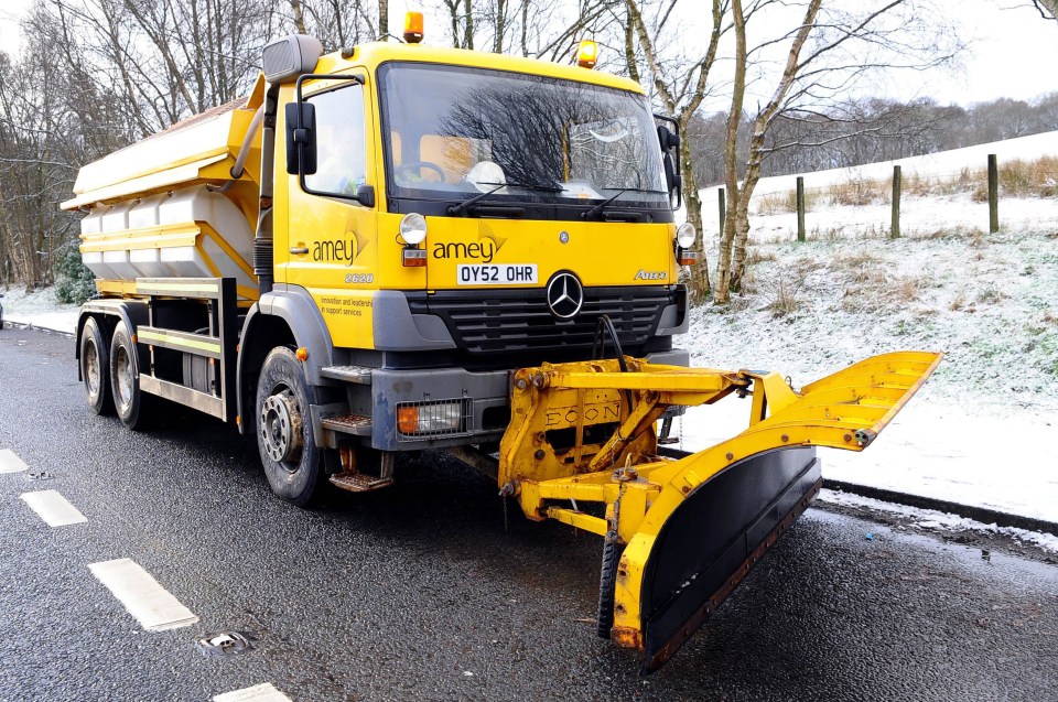 Scotland's gritters have been out in force today