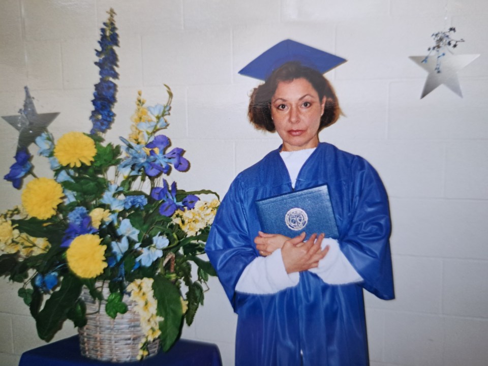 She received her bachelors degree in Feminist Psychology while in prison