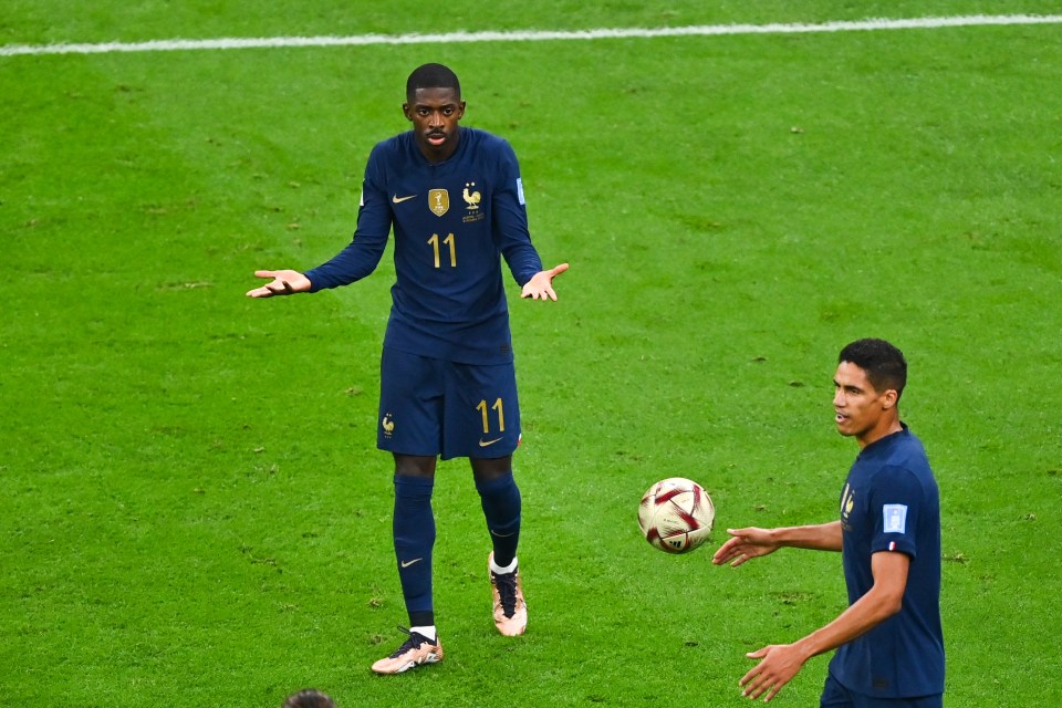 L'Equipe refused to give Ousmane Dembele a rating for his performance against Argentina