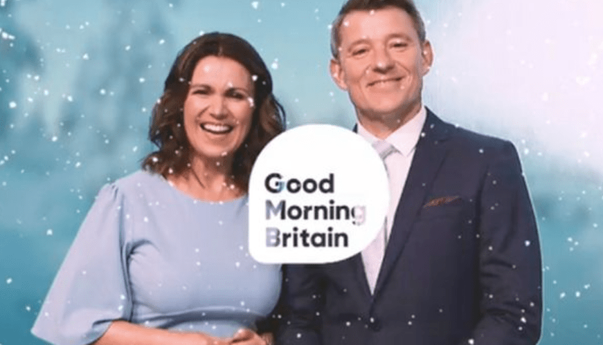 Susanna Reid and Ben Shephard will front the Christmas Day edition of the show