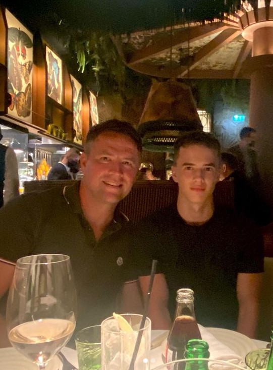 Fans couldn't get over how alike he and James are