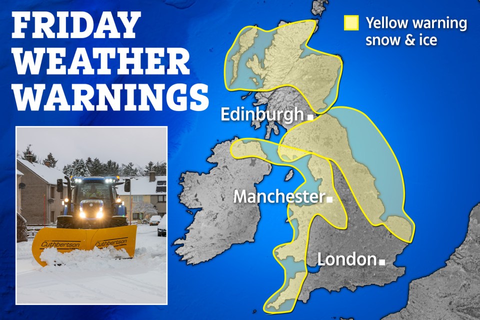Weather warnings for today