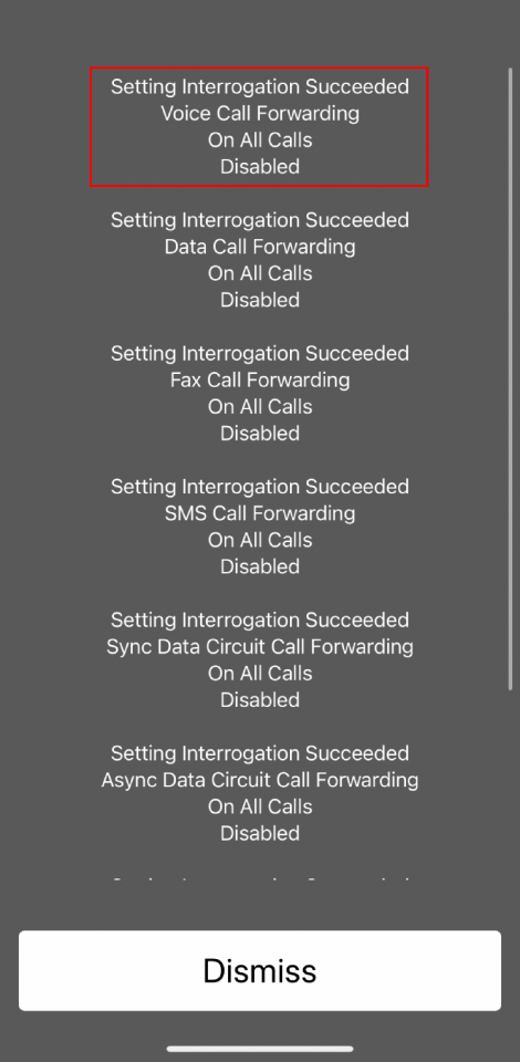 Check to see if you have Call Forwarding active