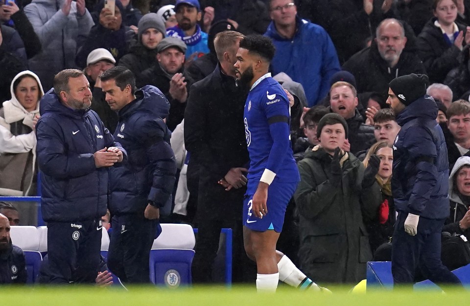 The only downside for Chelsea was that Reece James went off injured