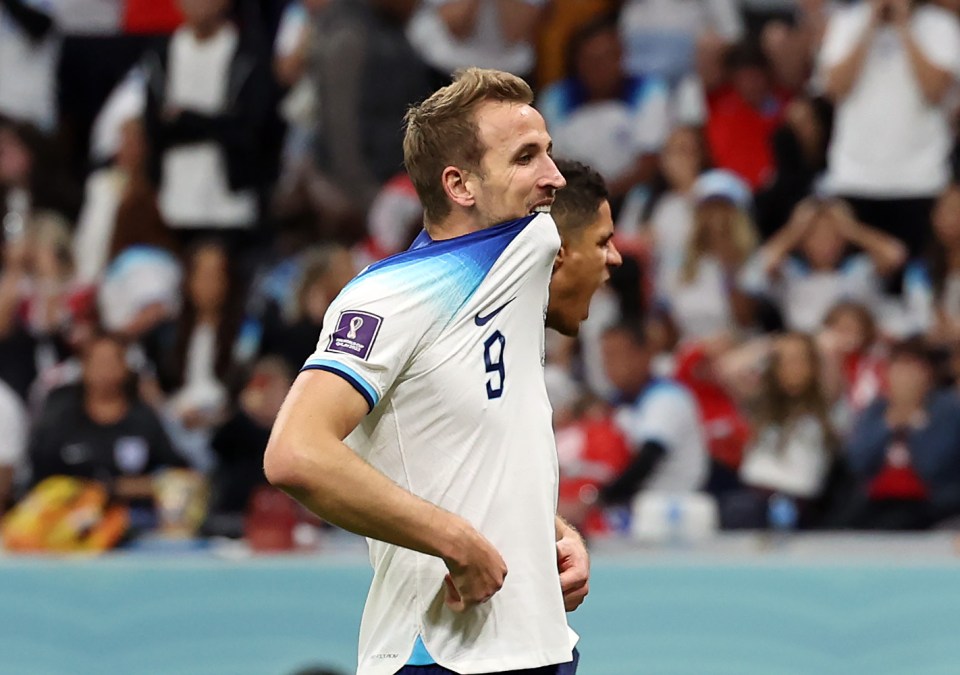 Harry Kane skied from 12 yards after netting his first penalty
