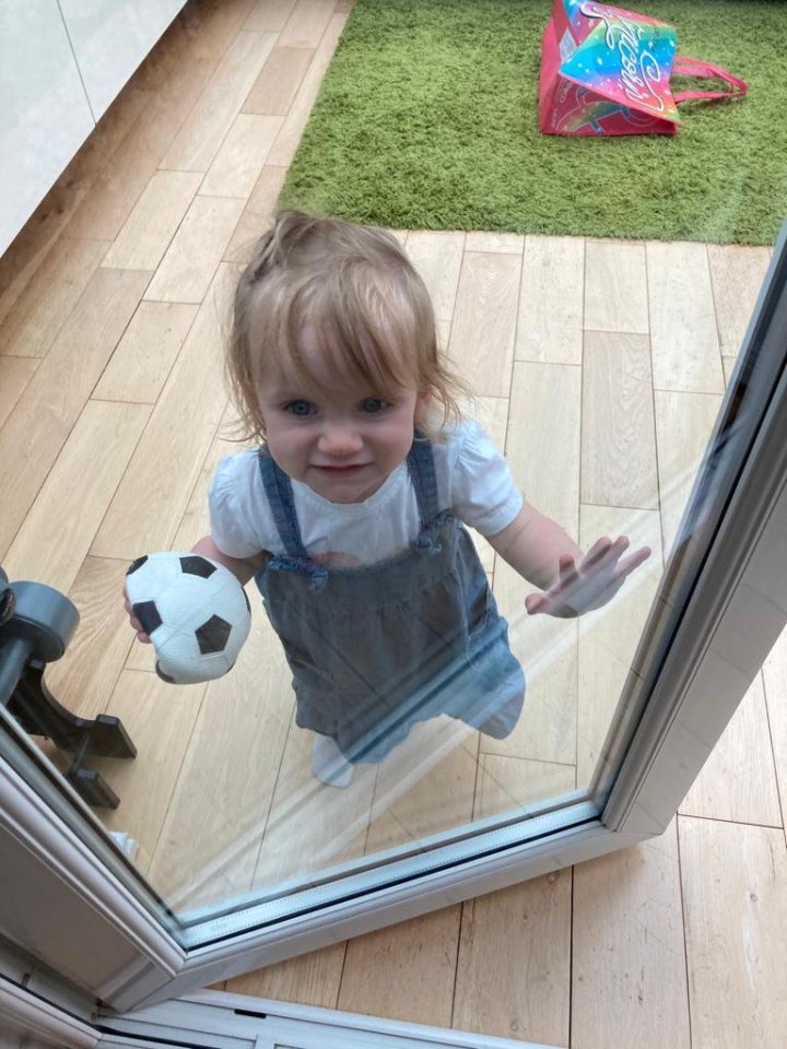 The tot was first taken to a doctor's appointment on December 7 with a cough and running nose