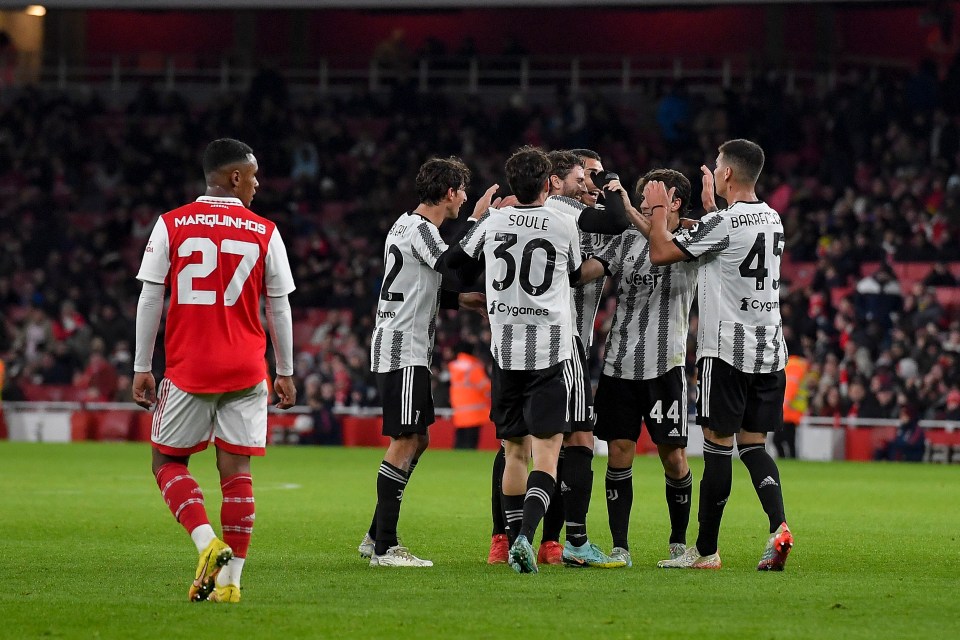 Arsenal lost their final warm-up friendly game against Juventus