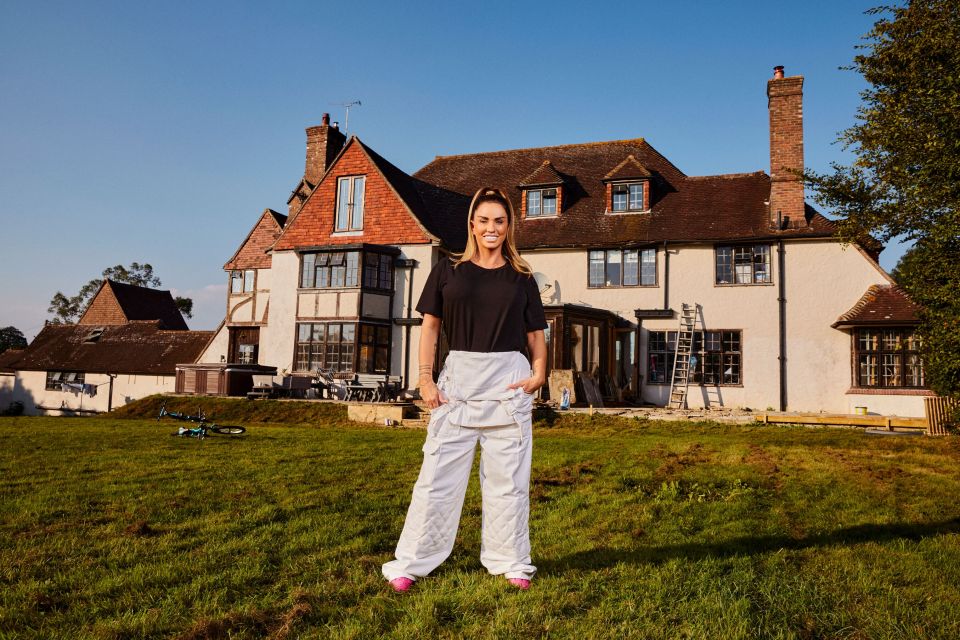 Despite being declared bankrupt, she splashed out £1.3m on her Sussex home
