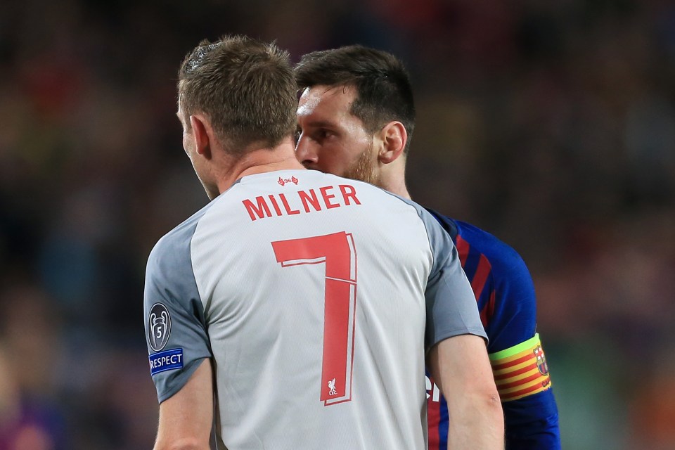 The clash happened in the Champions League semi-final