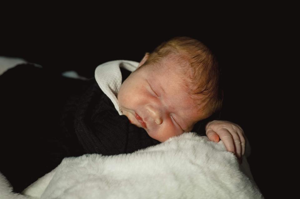 Baby Wednesdaigh Adams was born on Halloween, so Katie was thrilled to be able to give her the spooky name she loved