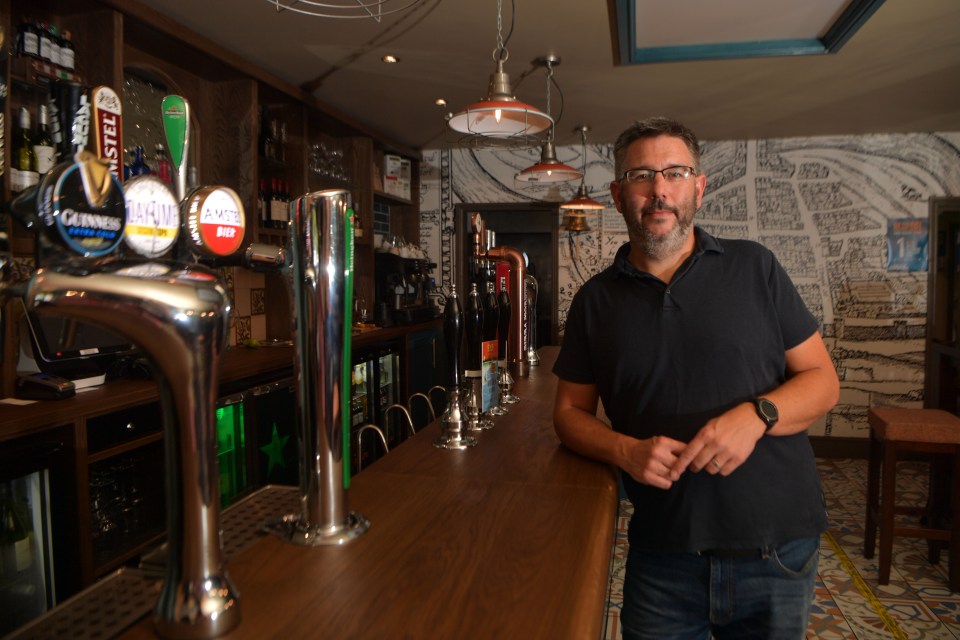 Andy Shaw denied the booking for a rail workers' Christmas party