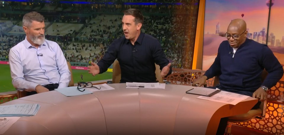 Keane, Neville and Wright believe the referee made the wrong decision