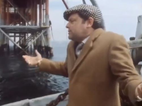 David Jason struggled badly with sea sickness for a 30sec scene