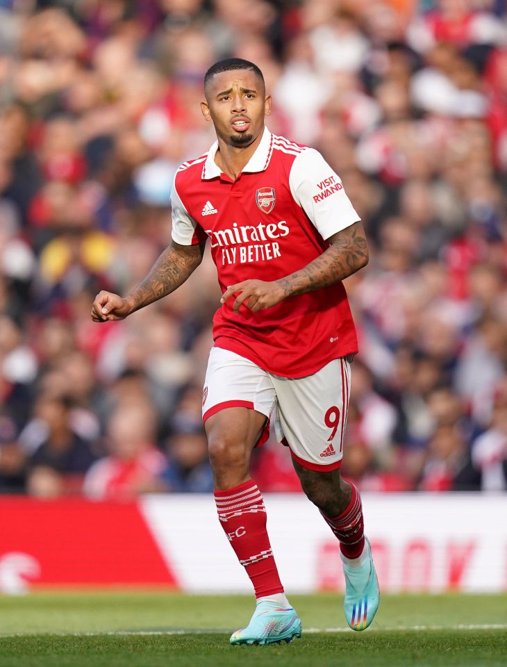 Jesus is currently sidelined with a knee injury