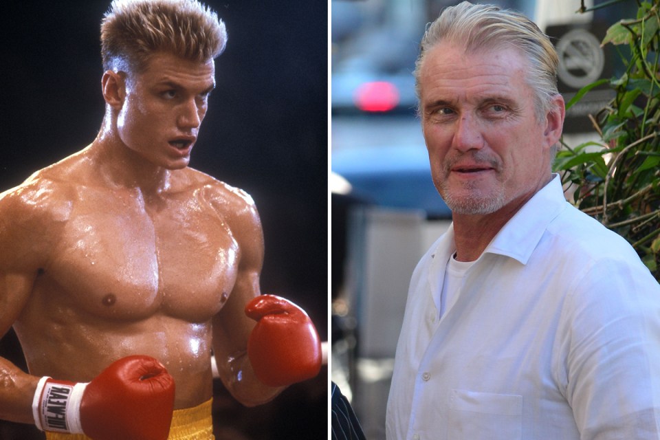 Dolph was Rocky's Soviet enemy Ivan Drago and still looks fit today