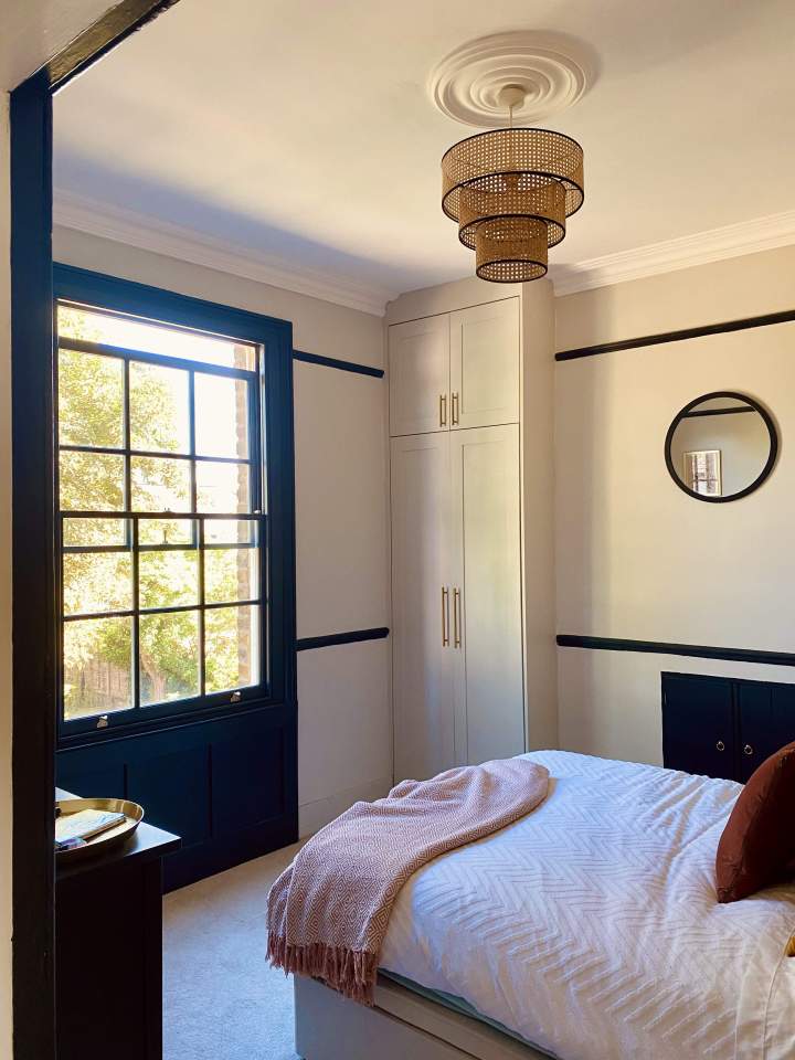 It cost £3,000 to bring their plans for two bedrooms to life